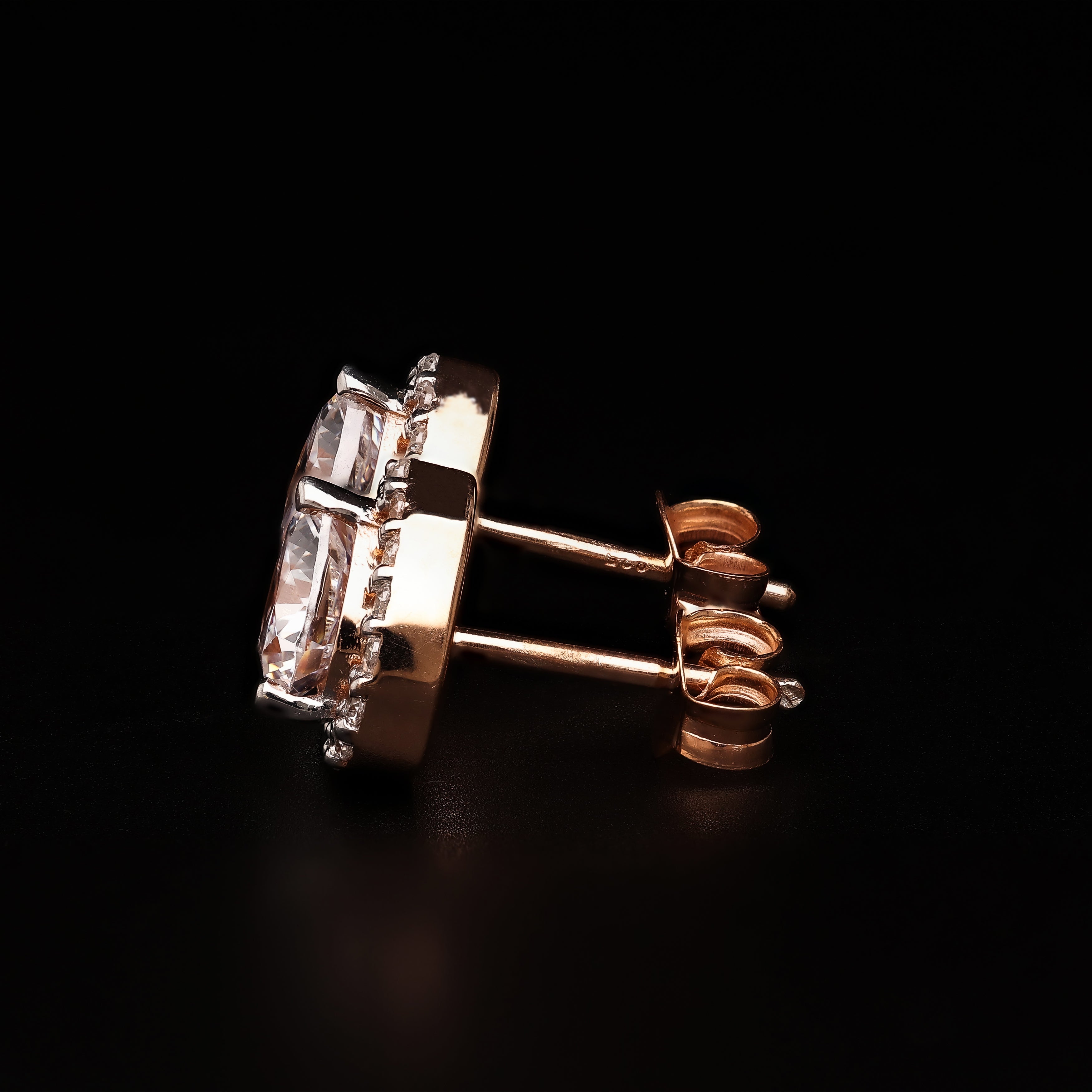Heart Halo Studs – Celestial Butterfly