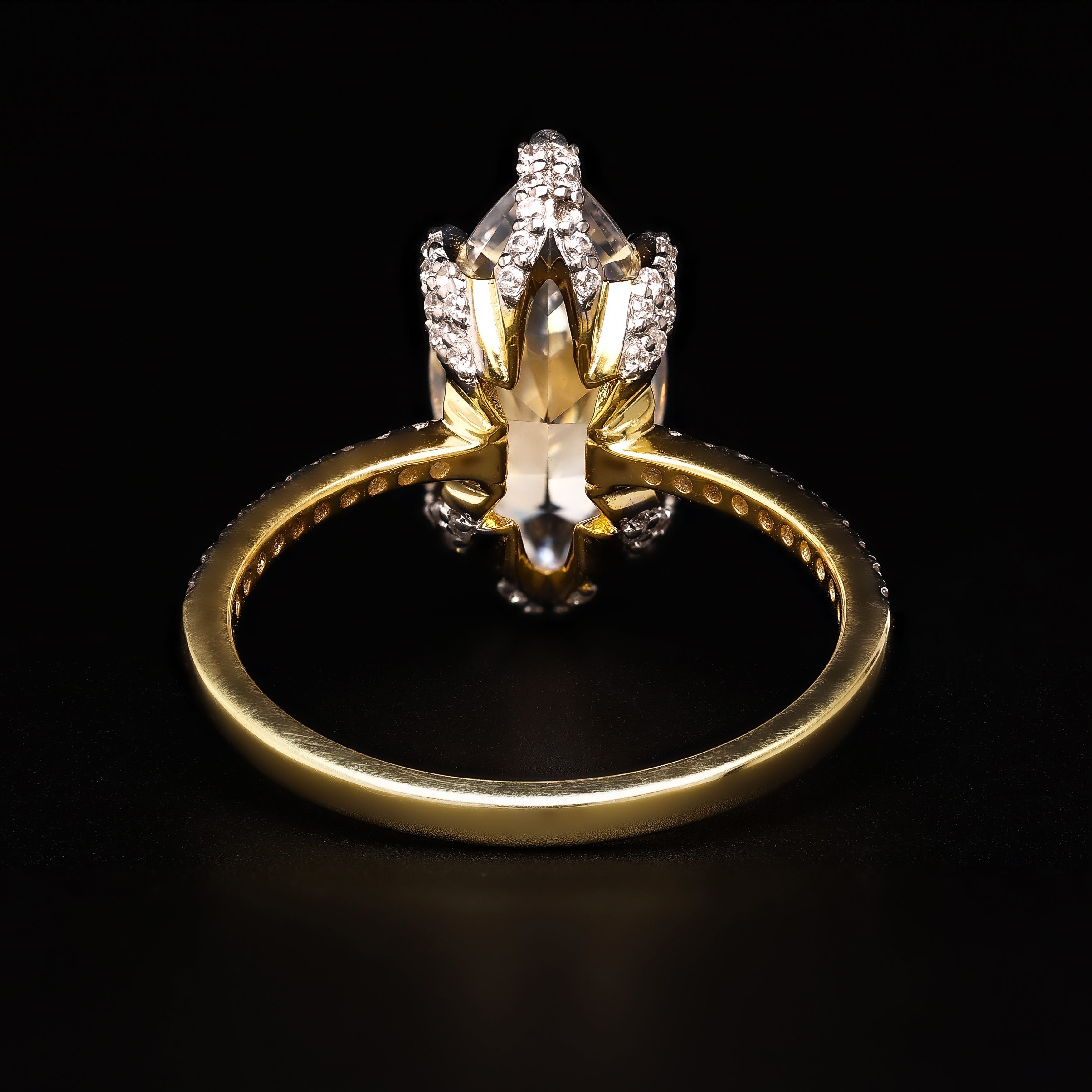 Marquise Pave Luminé – Two-Tone Spark