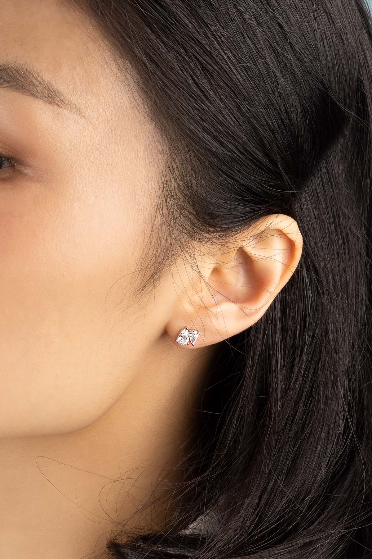 Drop Stud Earrings
