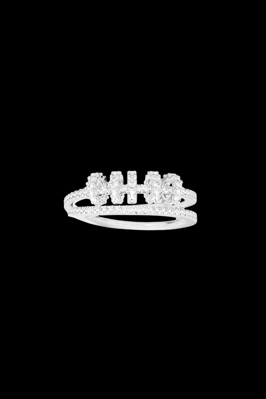 Double Ring with Sliding Hoops