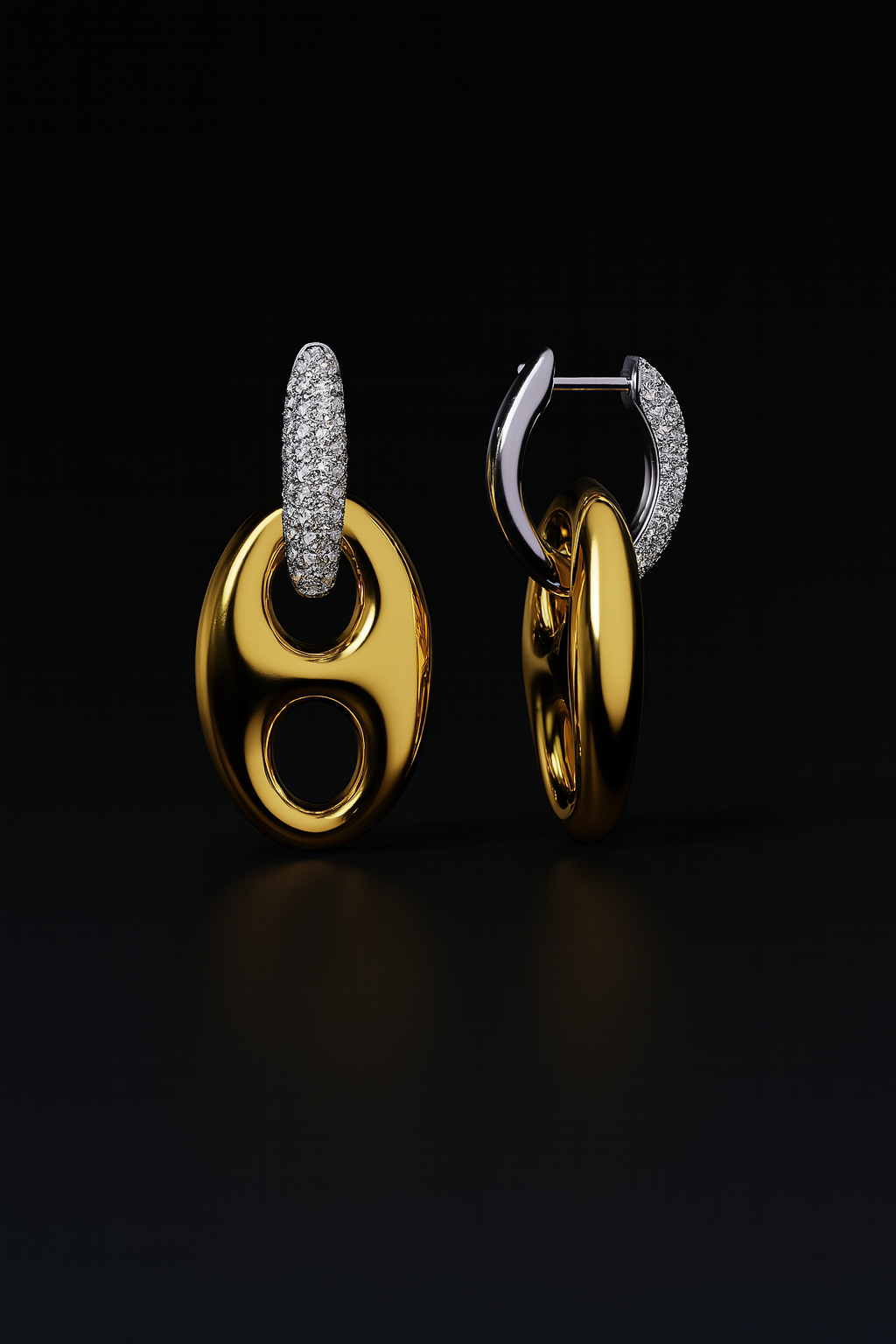 Grain de Café Earrings