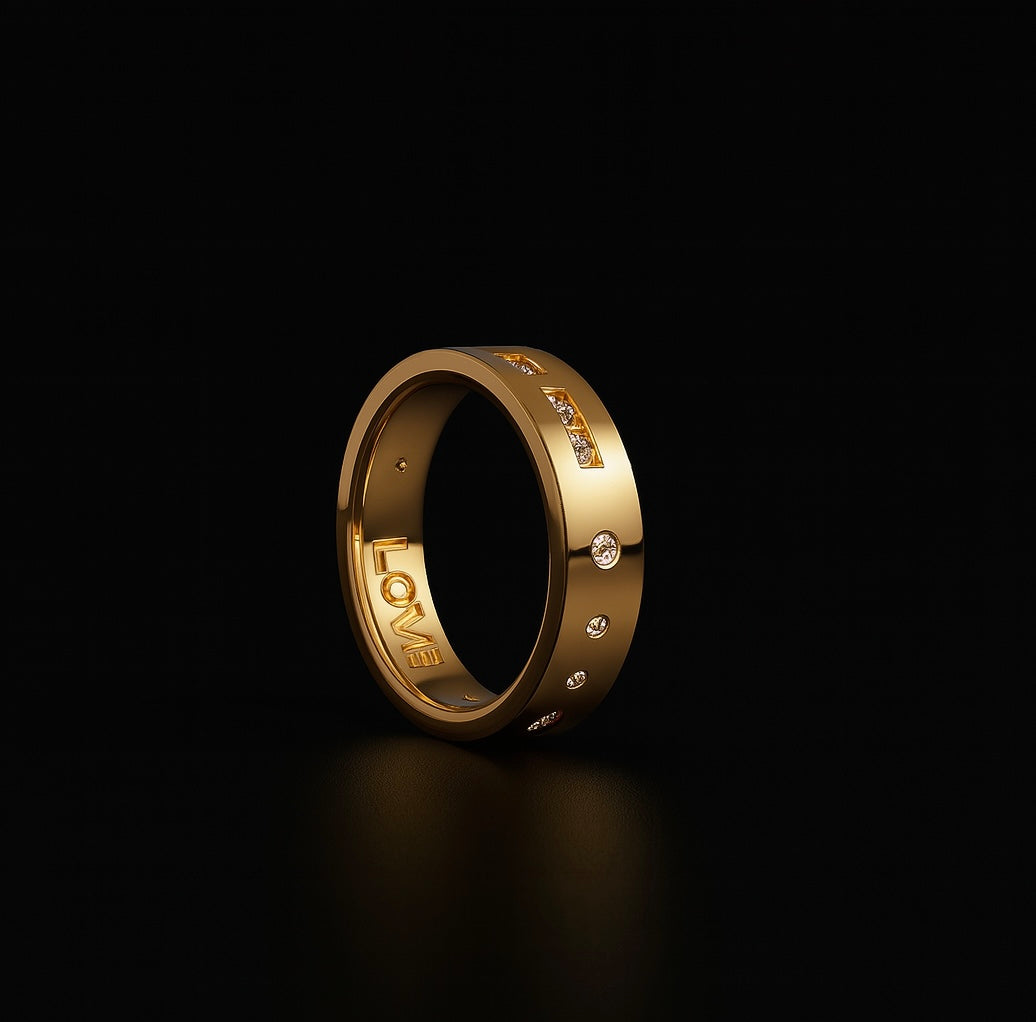 LOVE Morse Code Ring