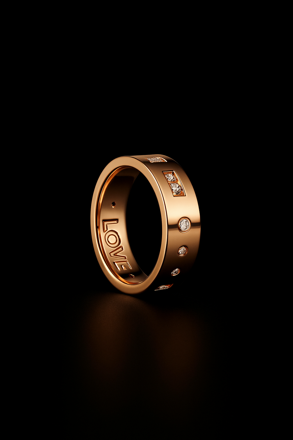 LOVE Morse Code Ring