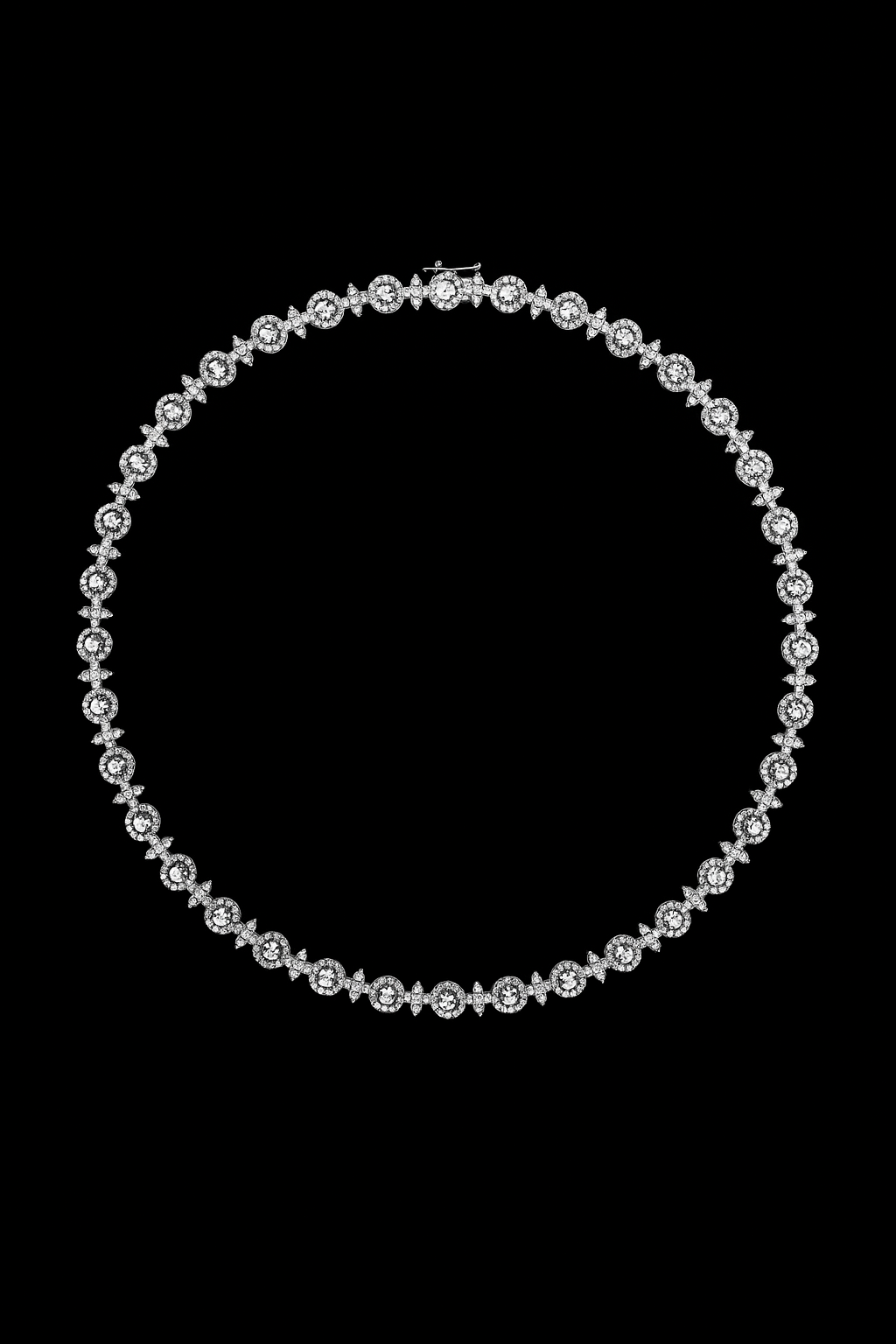 Pavé Météorites & Circles Choker