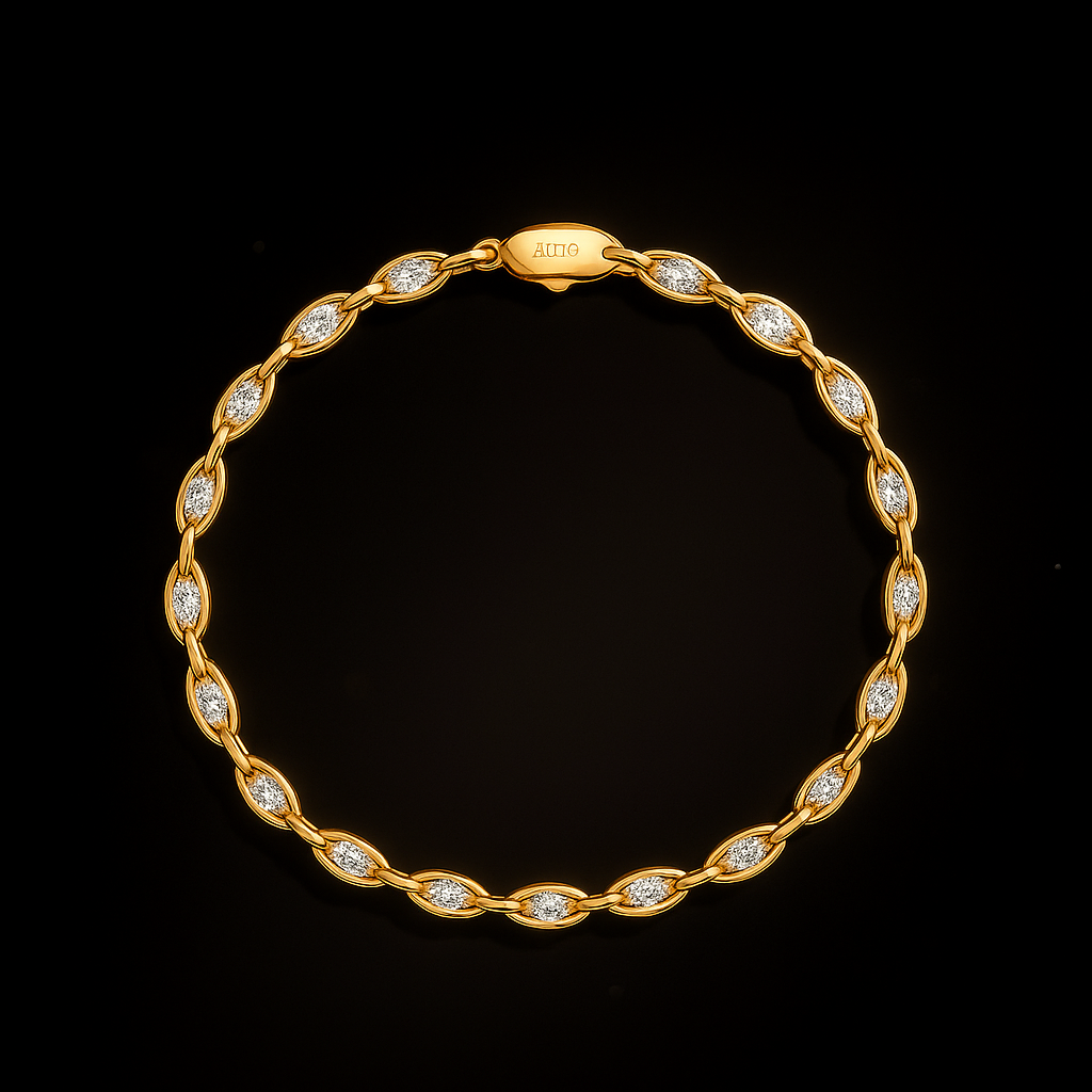 Pavé Chain Adjustable Bracelet
