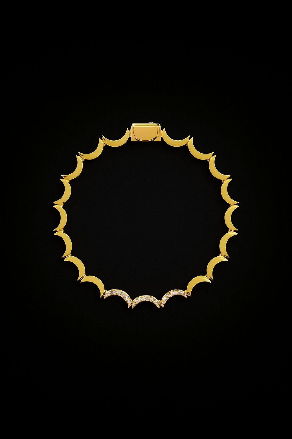 Wavy Gold Bracelet