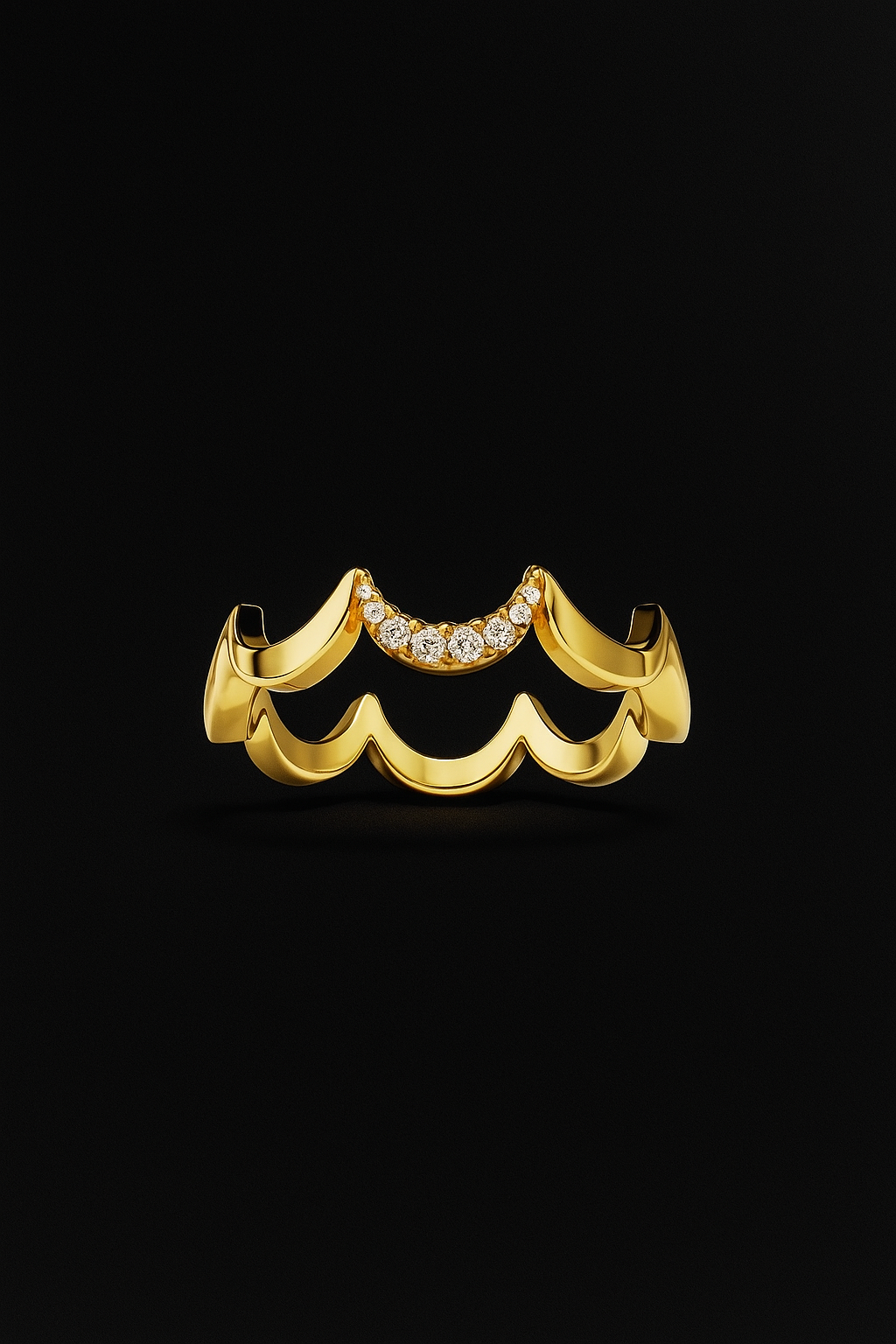 Wavy Gold Ring