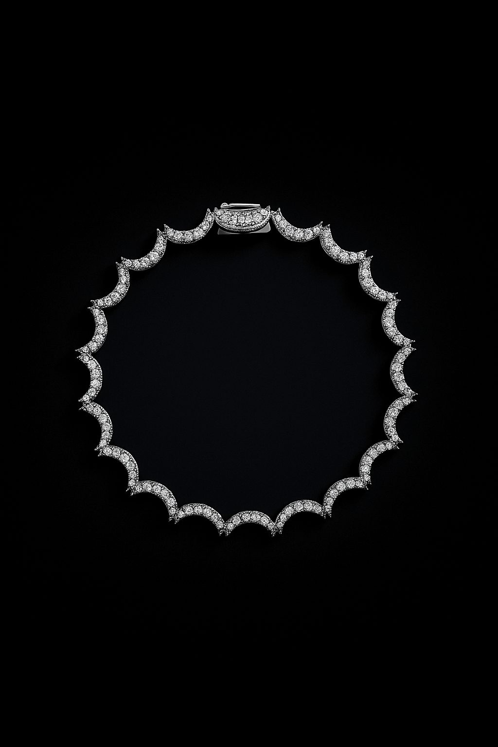 Wavy Silver Bracelet