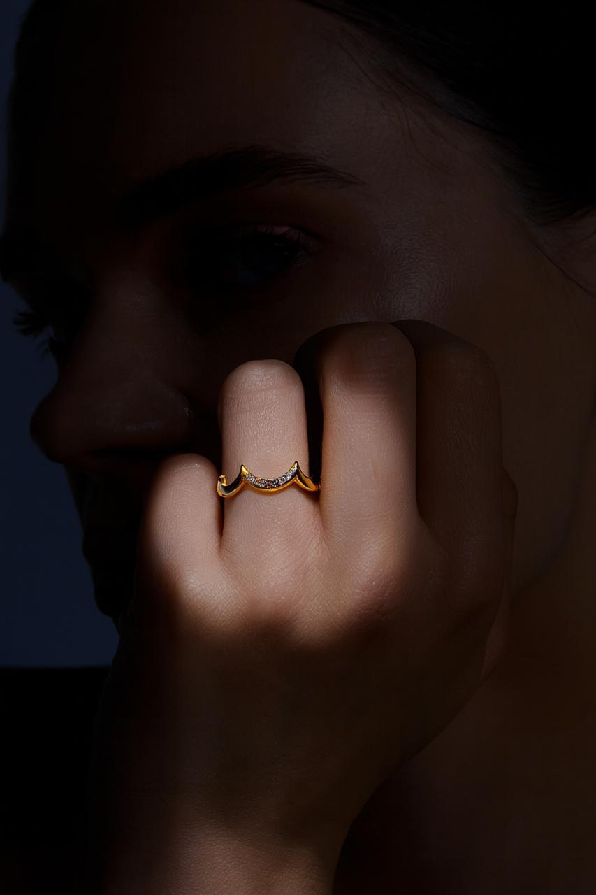 Wavy Gold Ring