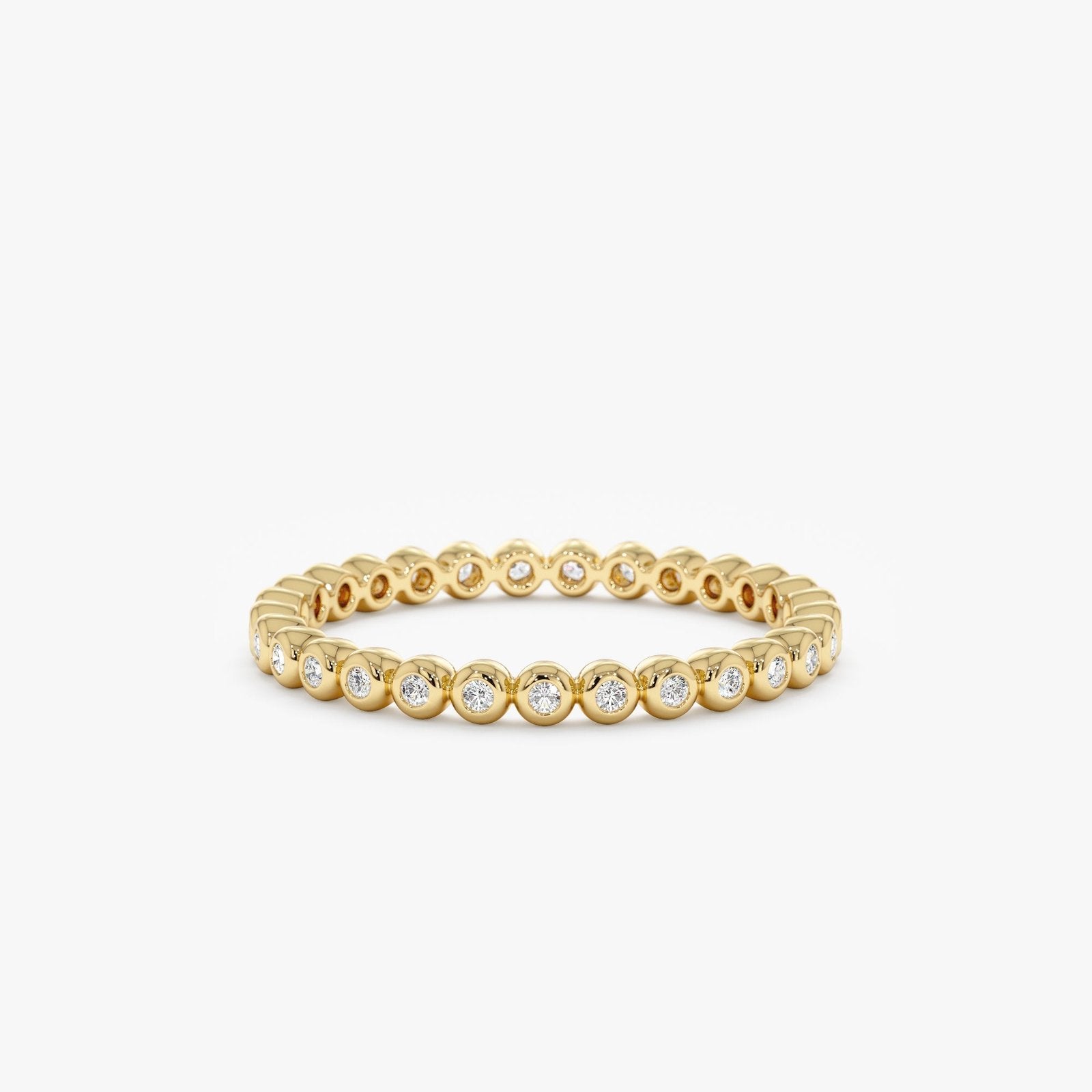 Diamond Solid Gold Eternity Ring
