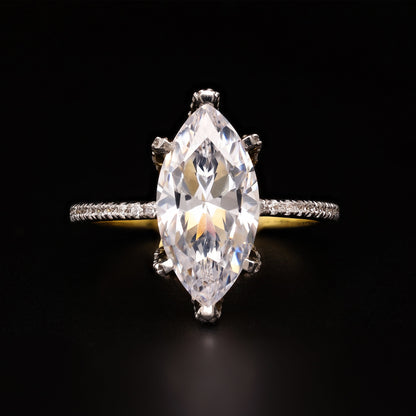 Marquise Pave Luminé – Two-Tone Spark