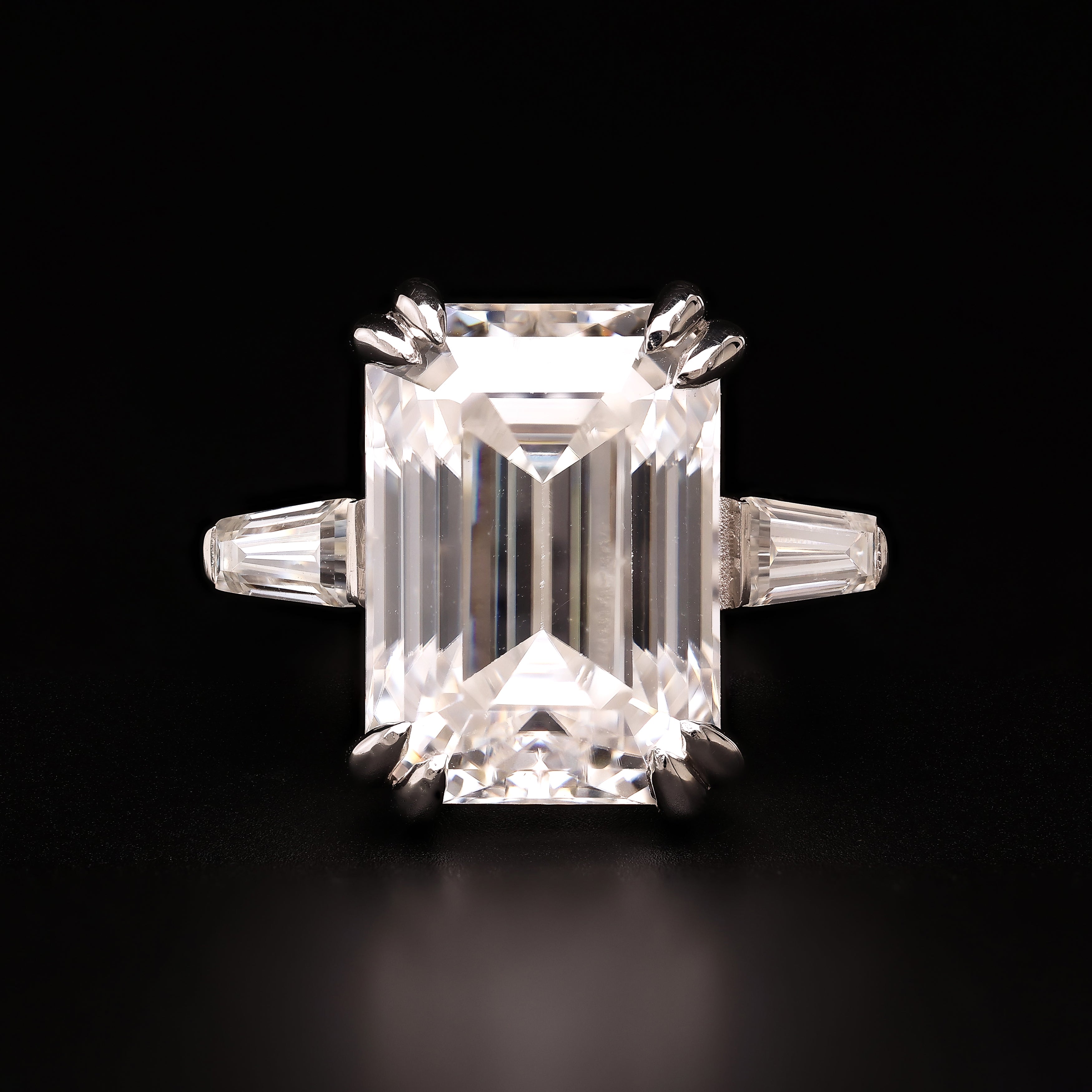 Emerald Baguette Brilliance – A Three-Stone Statement
