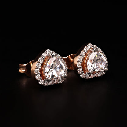 Heart Halo Studs – Celestial Butterfly