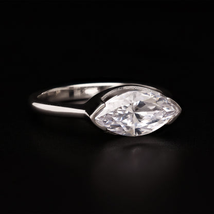 Marquise Arc – East-West Bezel Brilliance