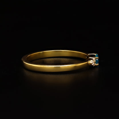 Aqua Brilliance – Oval Harmony Ring