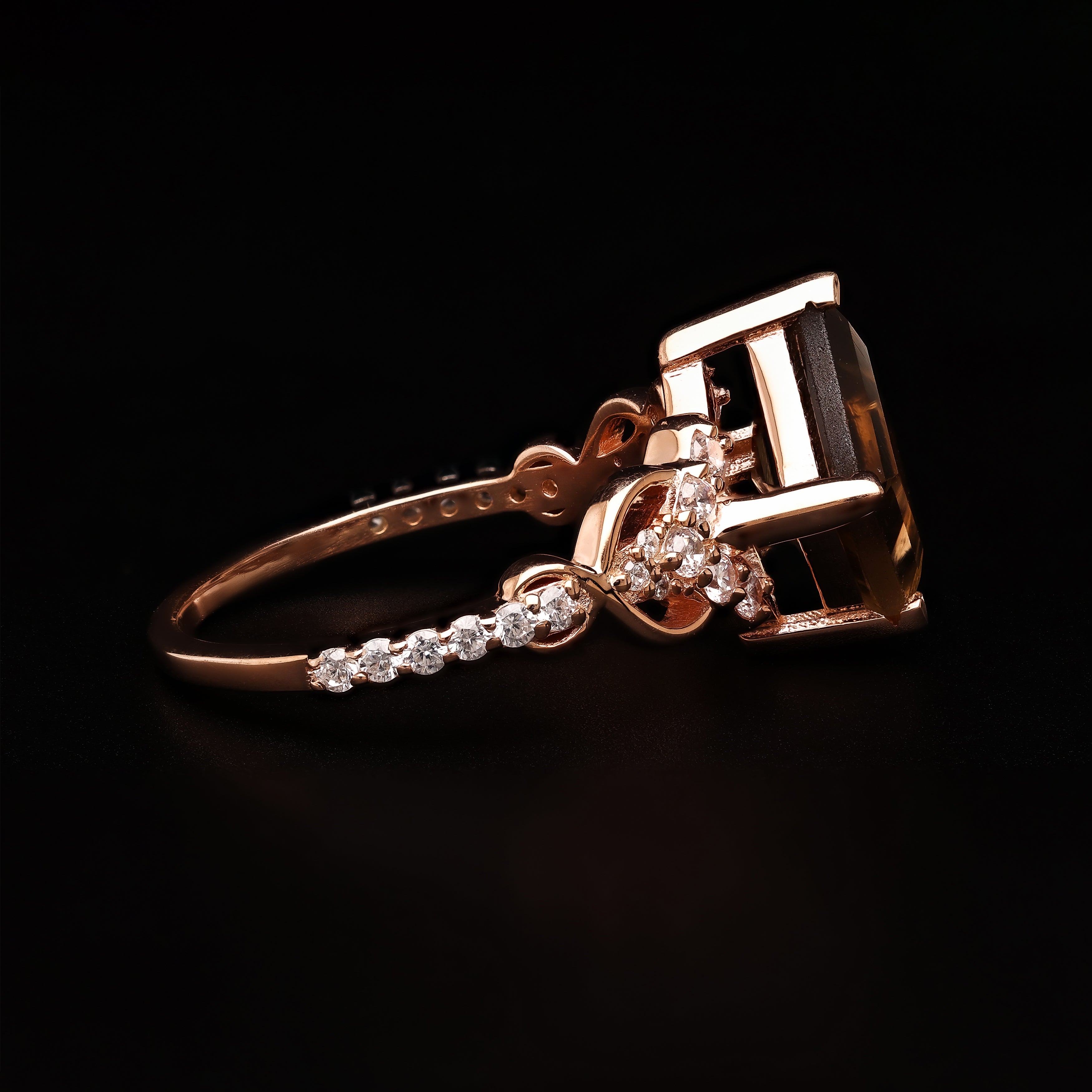 Vintage Princess – Smoky Quartz Flair