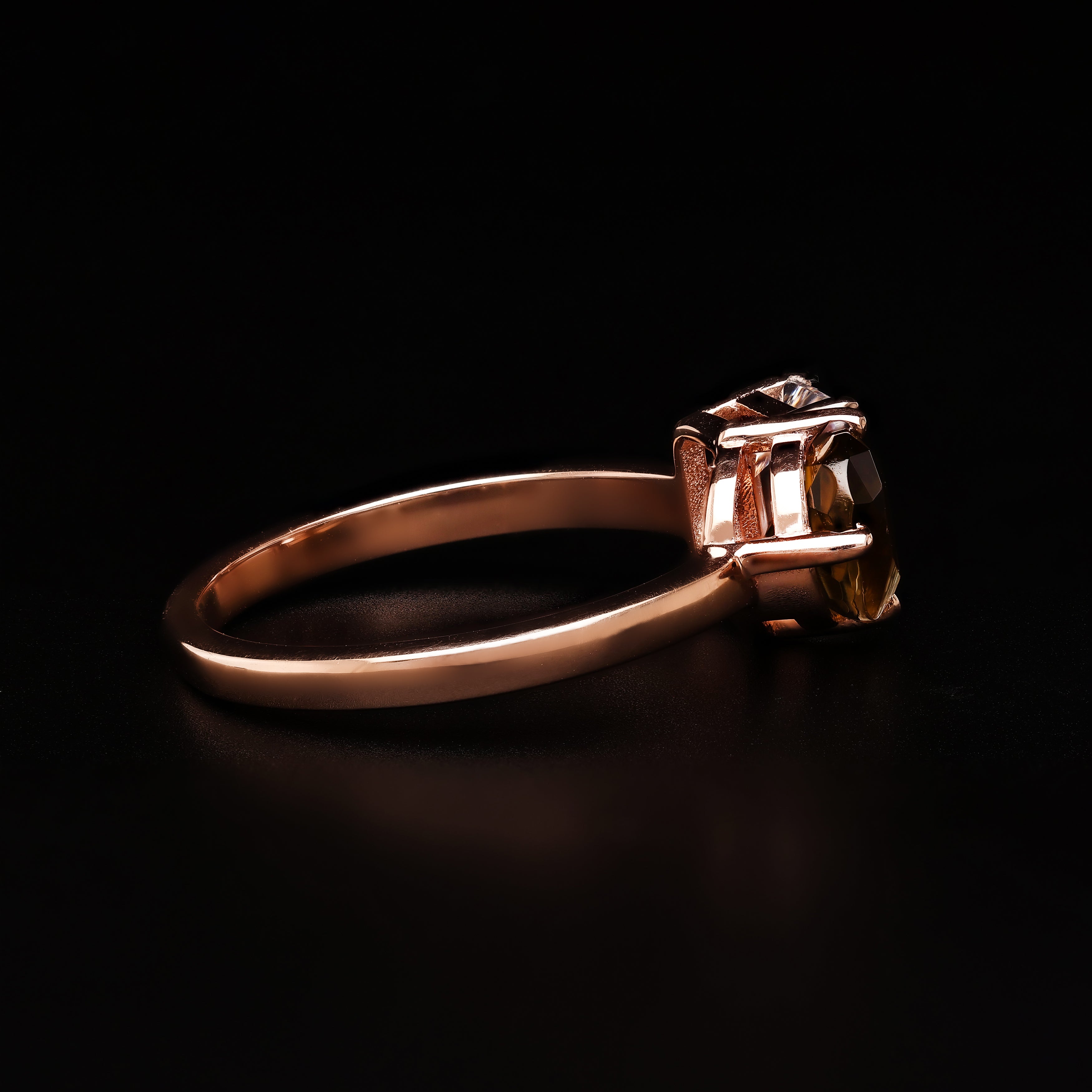 Toi et Moi – Smoky Quartz & Emerald-Cut Duo