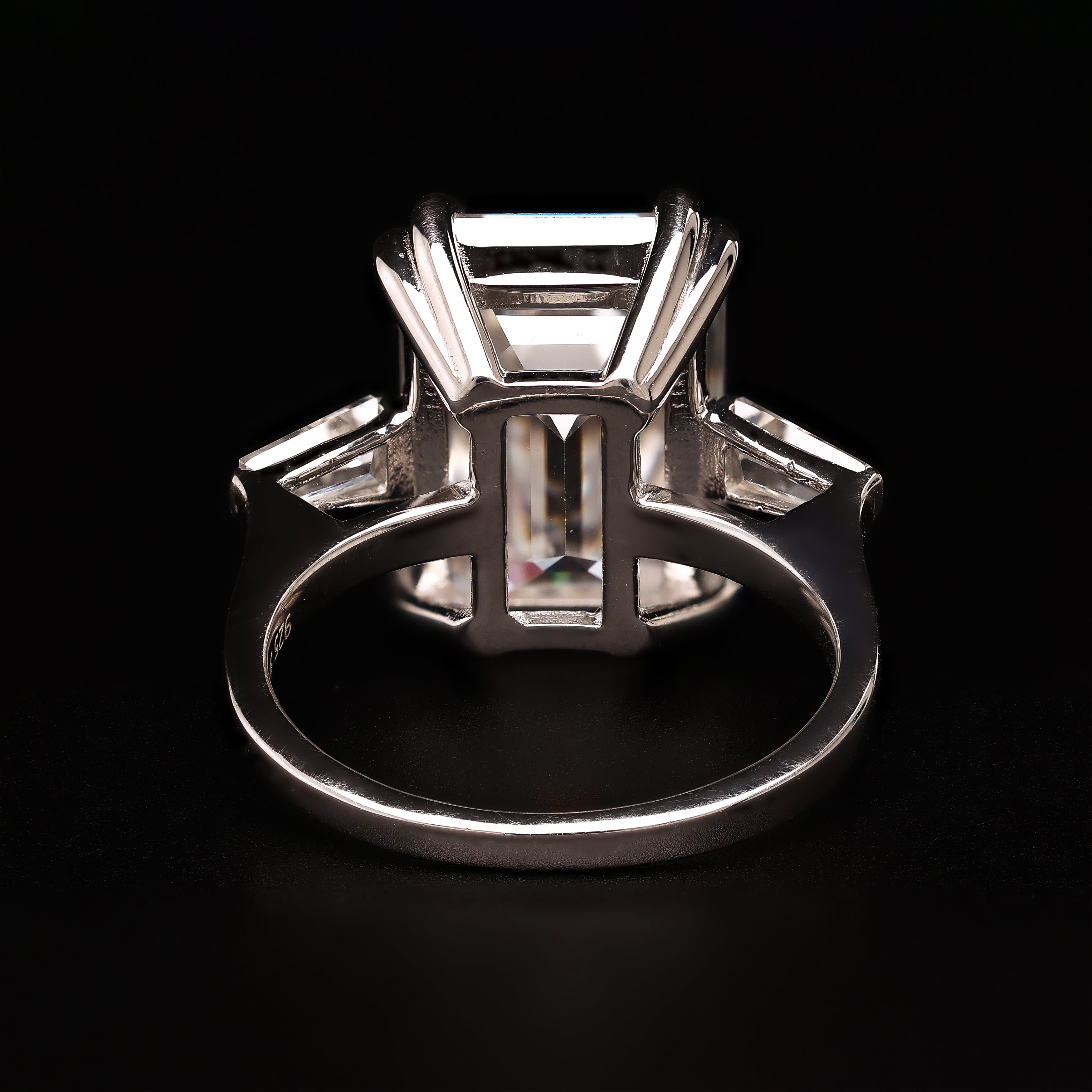 Emerald Baguette Brilliance – A Three-Stone Statement