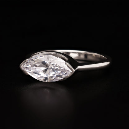 Marquise Arc – East-West Bezel Brilliance