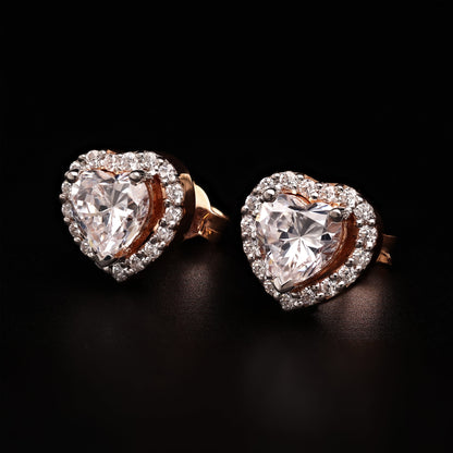Heart Halo Studs – Celestial Butterfly