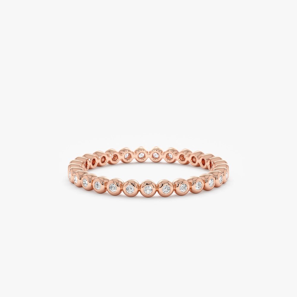 Diamond Solid Gold Eternity Ring