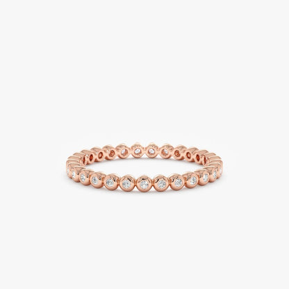 Diamond Solid Gold Eternity Ring