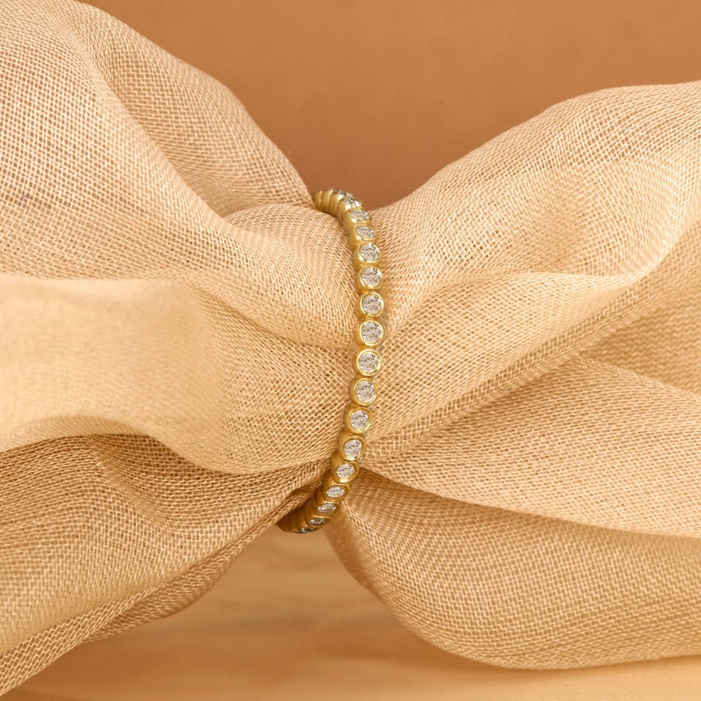 Diamond Solid Gold Eternity Ring