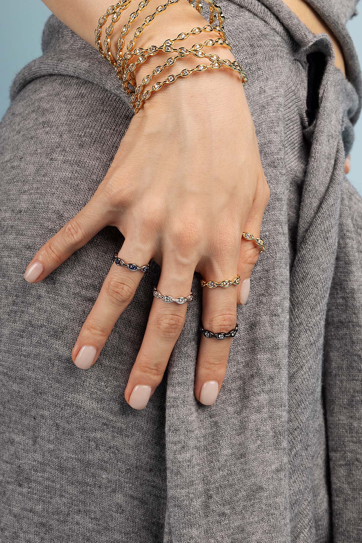 Pavé Chain Ring