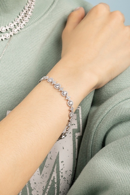 Pavé Météorites & Circles Bracelet