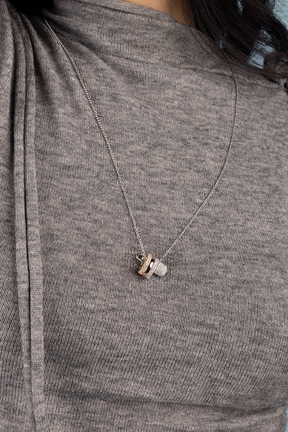 Multicolor Safety Pin Adjustable Necklace