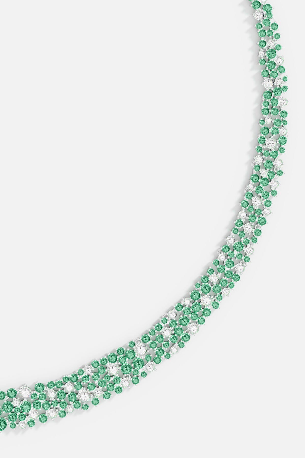 Pastel Green Drop Choker