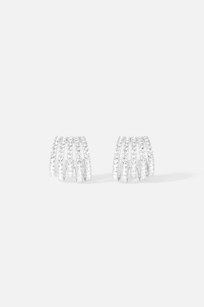 Five-Hoop Earrings