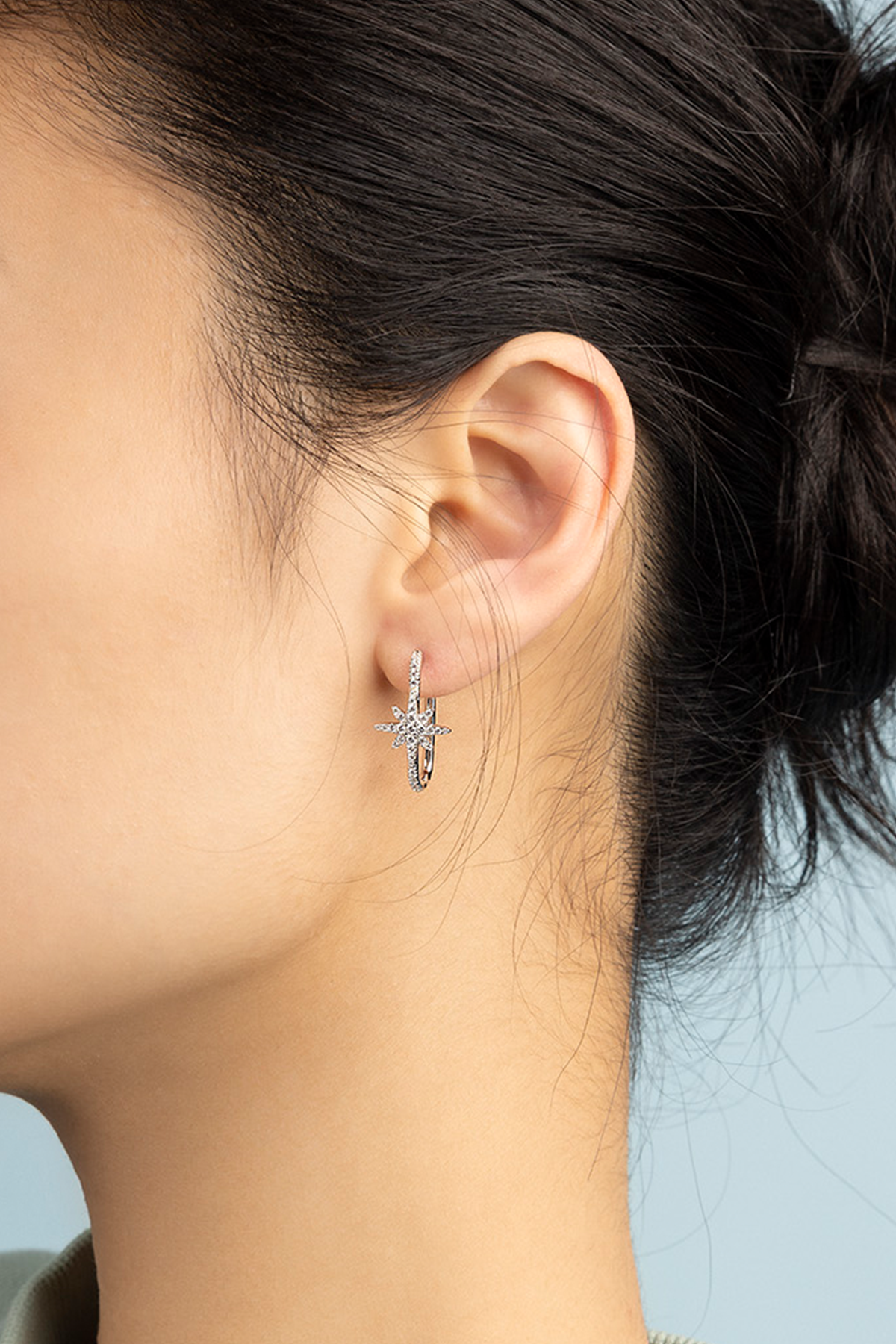 Météorites Rectangular Earrings