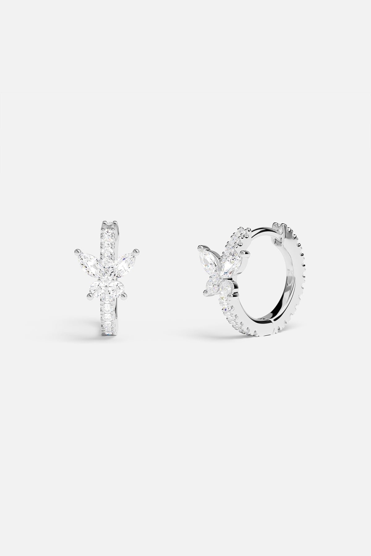 Butterfly Huggie Earrings