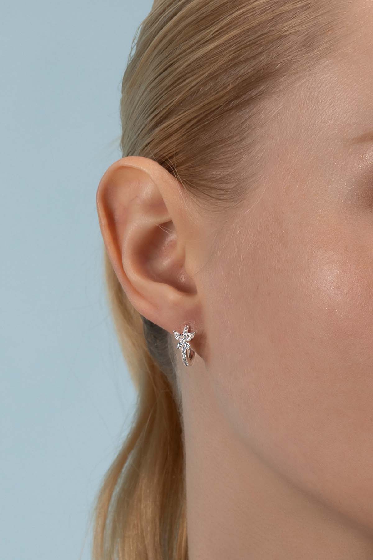 Butterfly Huggie Earrings