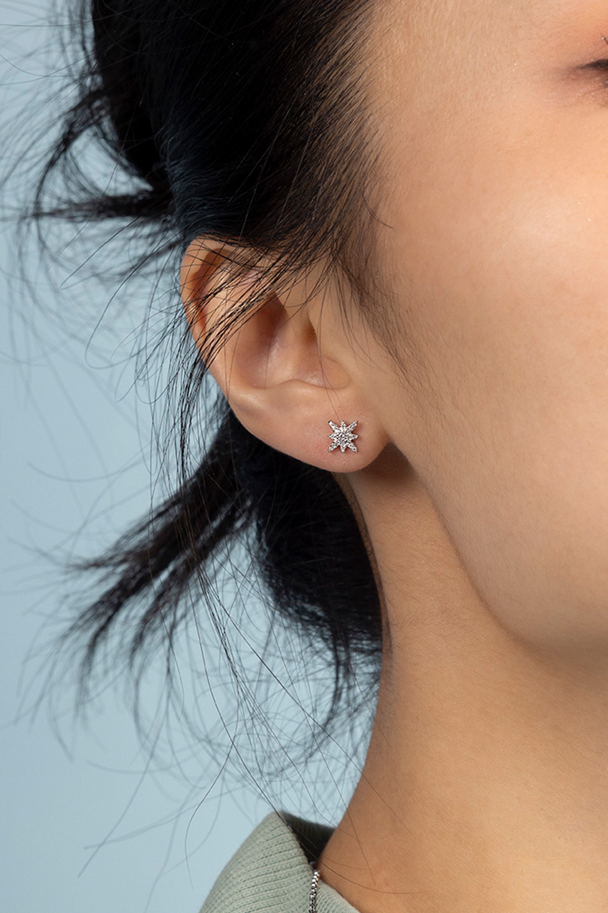 Mini Météorites Stud Earrings