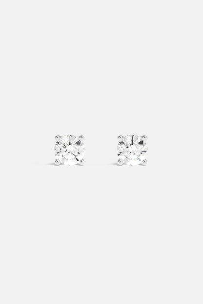 Round Stud Earrings