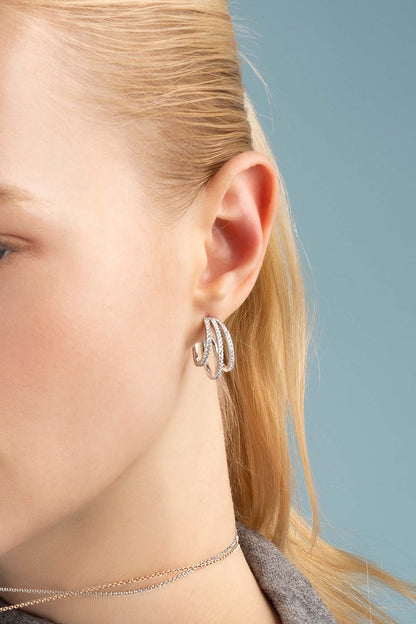 Triple Hoop Earrings