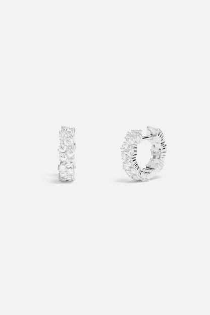 Pavé Huggie Earrings