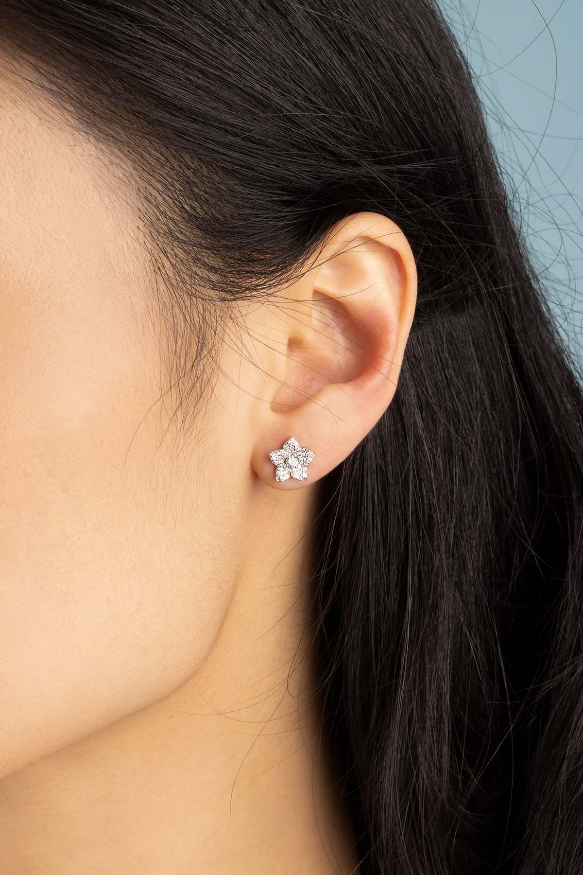 Pearl Blossom Stud Earrings