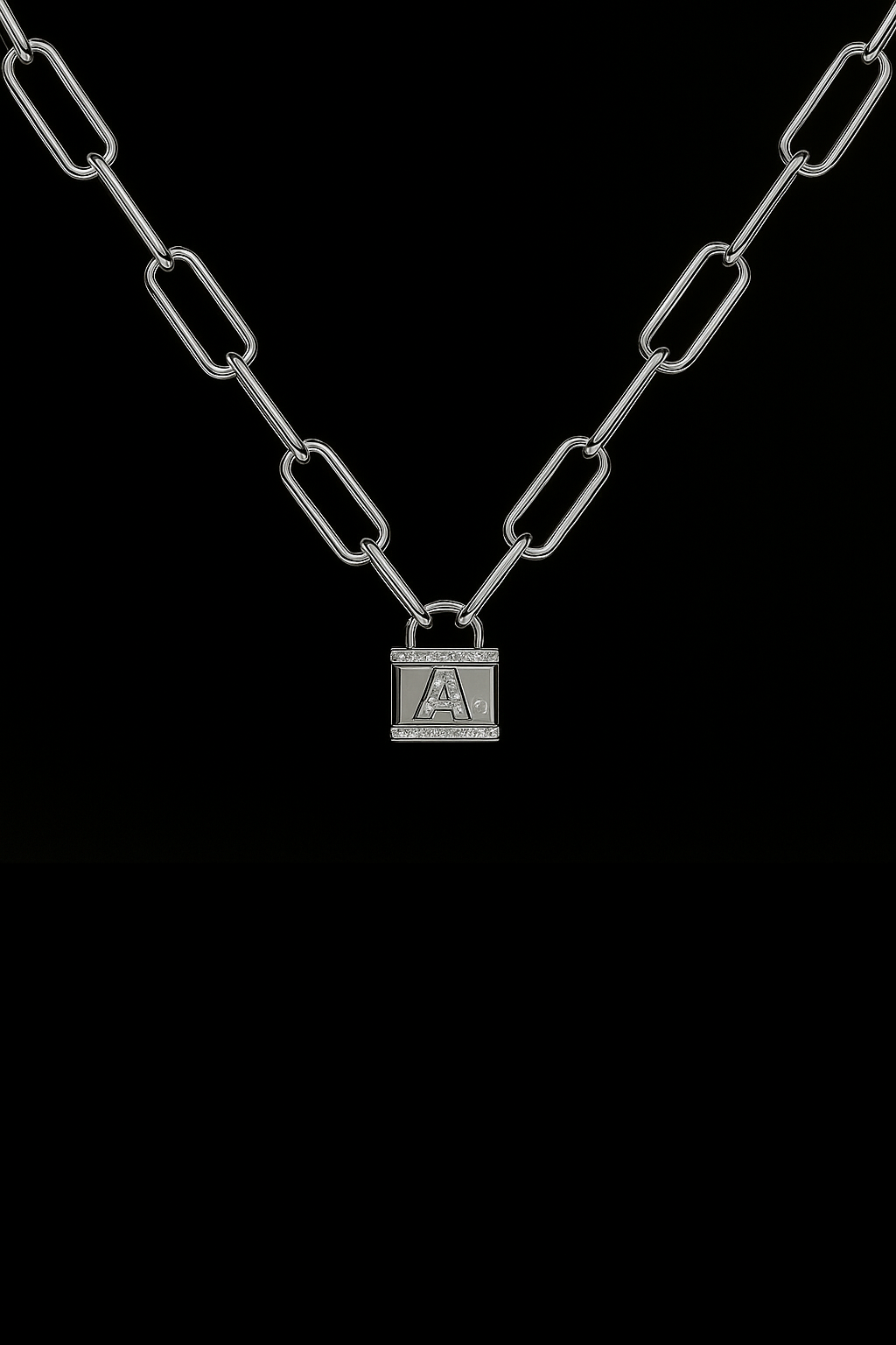 Alphabet Lock Necklace