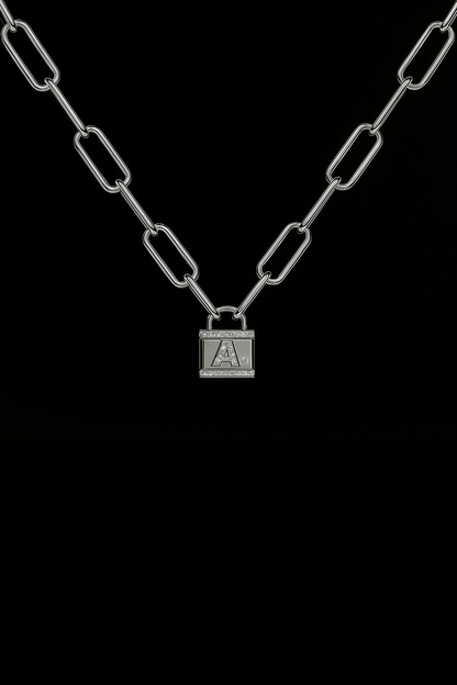 Alphabet Lock Necklace