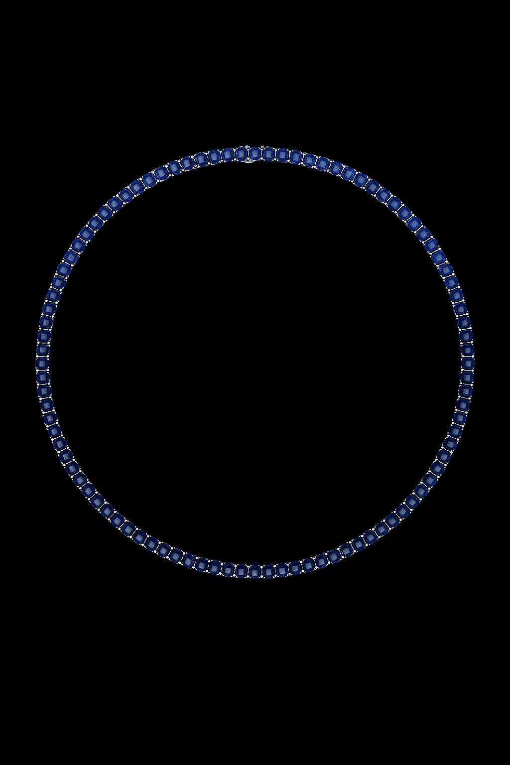 Blue Square Choker