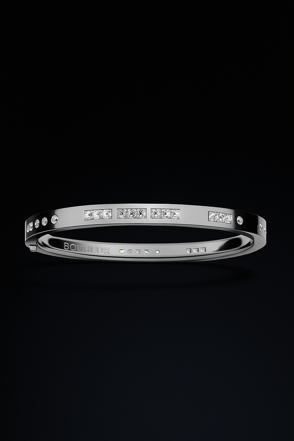 BONHEUR Morse Code Bangle