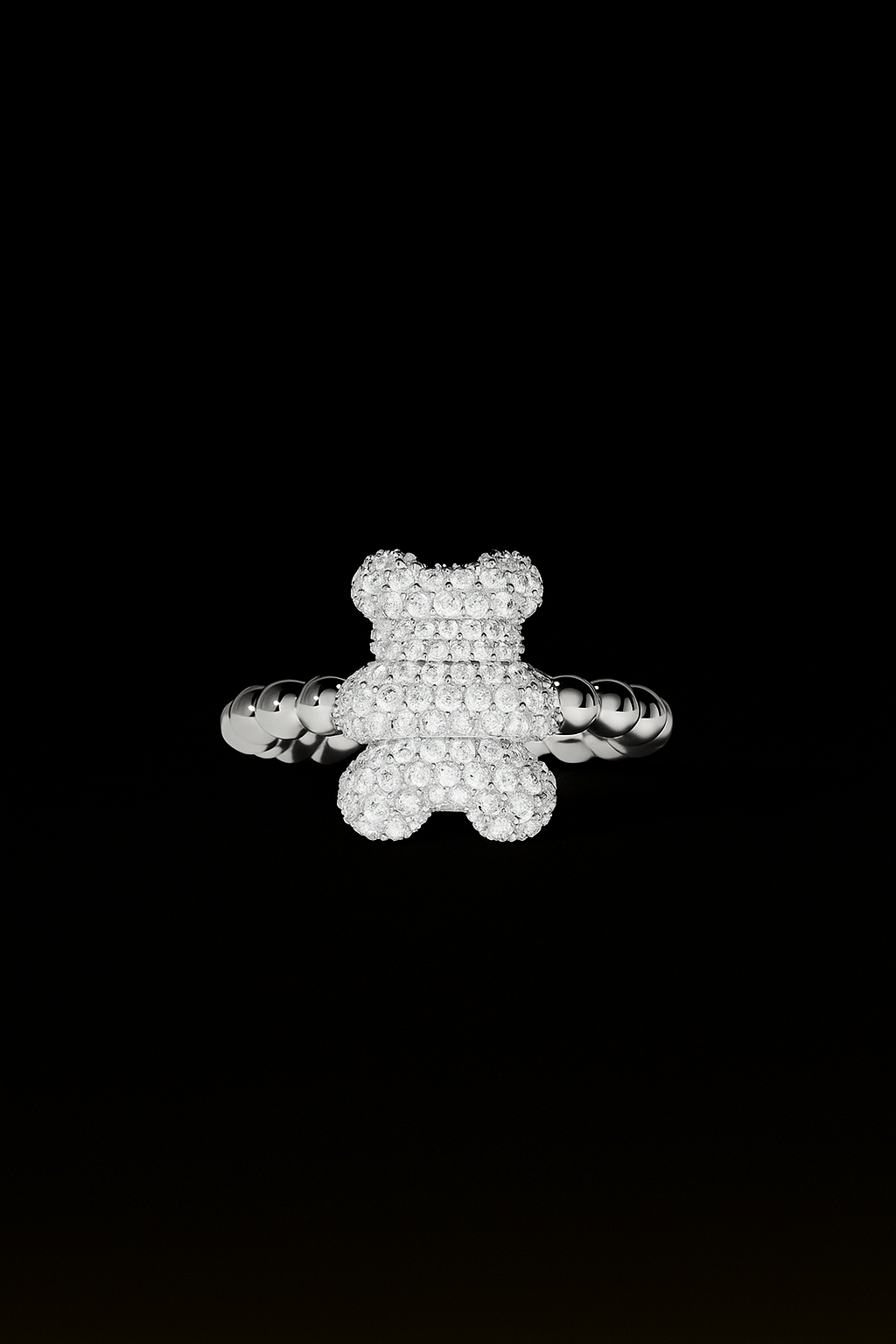 Baby Snow Yummy Bear Ring with Beads