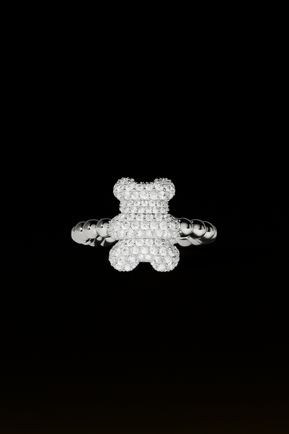 Baby Snow Yummy Bear Ring with Beads