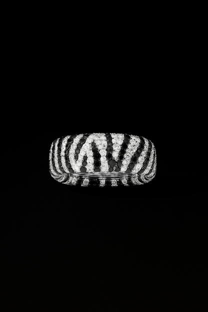 Chunky Zebra Ring