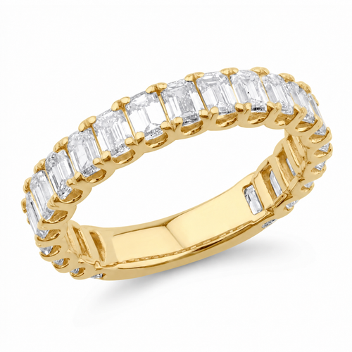 Emerald 80% Eternity Ring