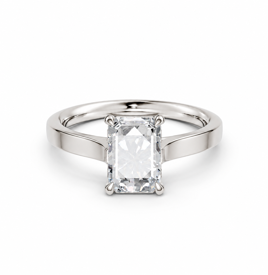 Radiant Solitaire Ring