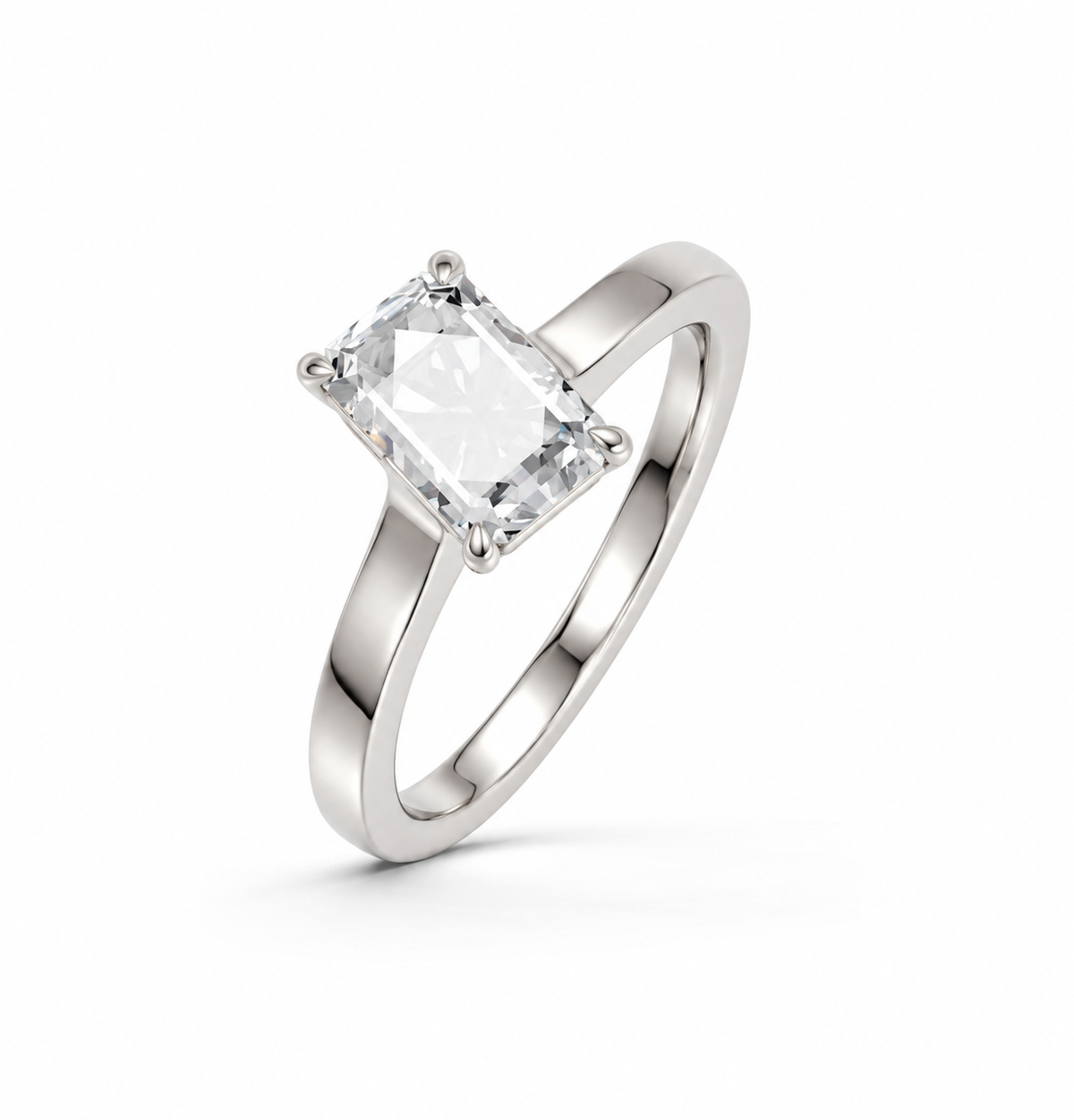 Radiant Solitaire Ring